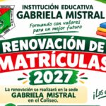 Inicia el proceso de renovación de matrículas para el próximo año 2027